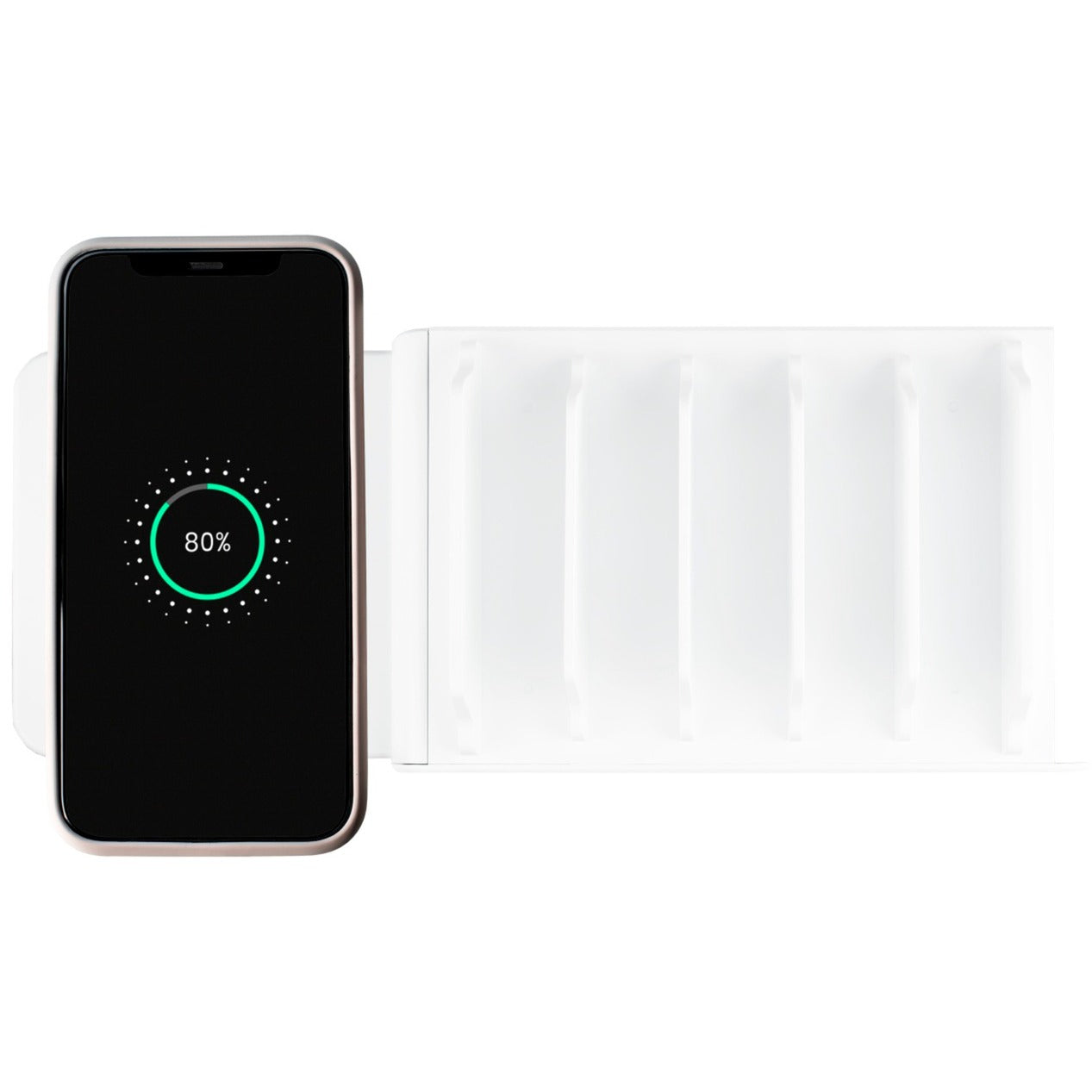 Good Connections Qi Wireless Charging Pad 15 Watt (weiss, für USB-Desktop-Schnellladestation PCA-D006W (linke Seite))