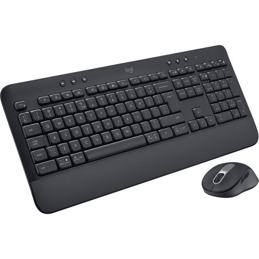 Logitech Signature MK650 Combo for Business (graphit, DE-Layout, Plunger, Logi Bolt, Bluetooth, für Windows/macOS/Chrome OS/Linux/iPadOS/Android)