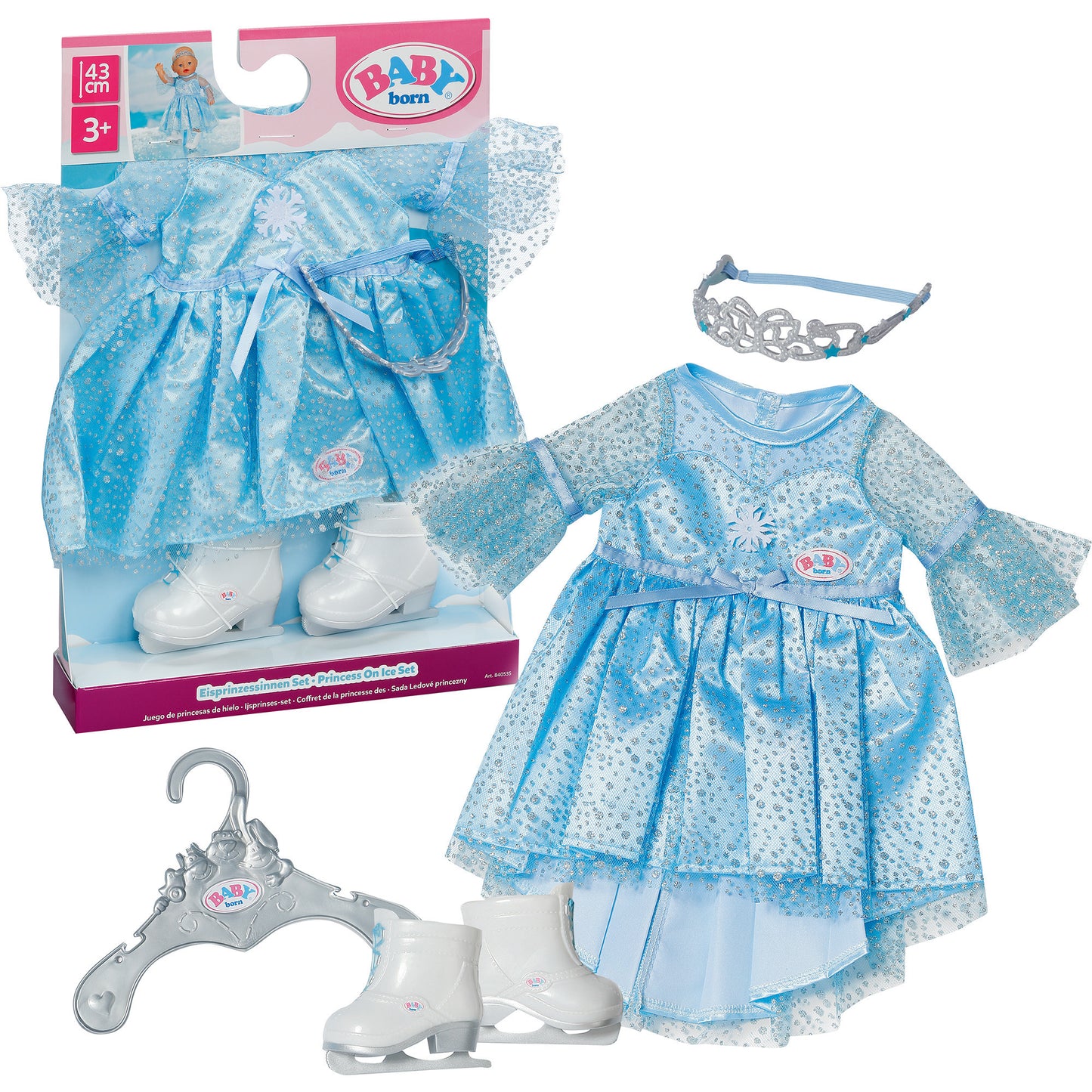 BABY born Eisprinzessinnen Set 43cm, Puppenzubehör