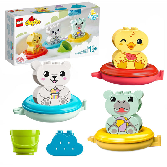 LEGO 10965 DUPLO Badewannenspaß: Schwimmender Tierzug, Konstruktionsspielzeug