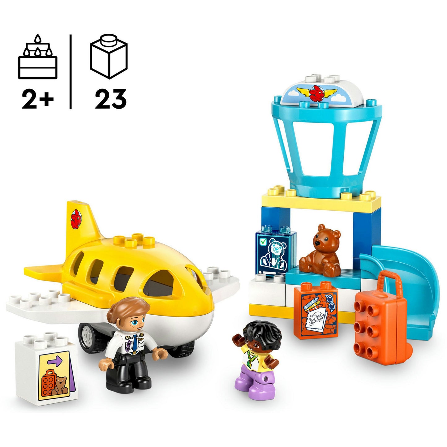 10443 DUPLO Town Erster Besuch im Flughafen, Konstruktionsspielzeug