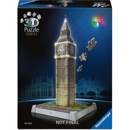 3D Puzzle Iconics: Big Ben - mit Licht