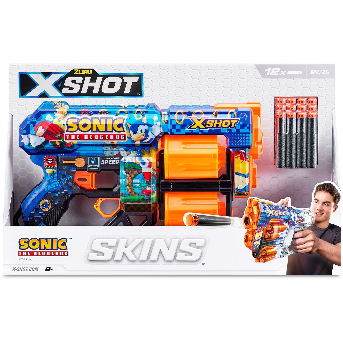 ZURU XSHOT Skins - Dread Sonic