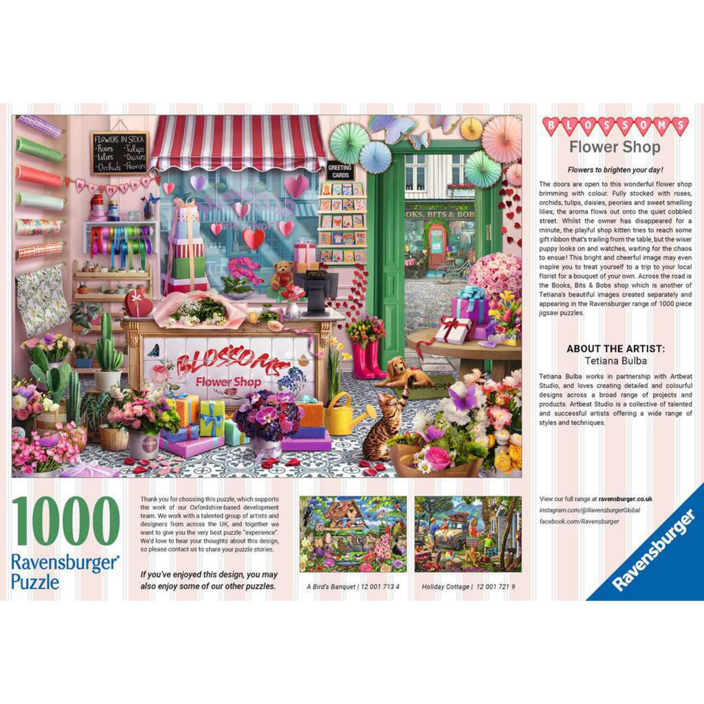 Puzzle Der kleine Blumenladen
