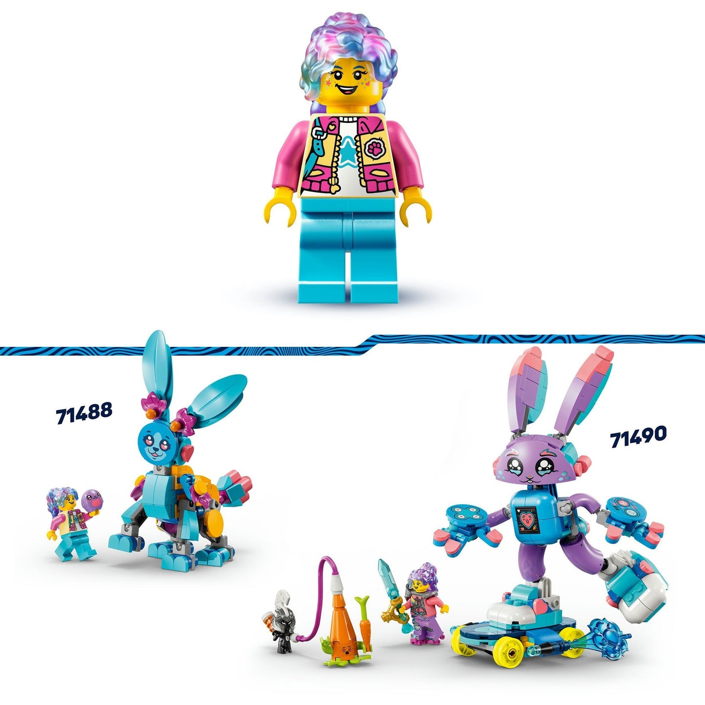 71488 DREAMZzz Bunchus kreative Tierabenteuer, Konstruktionsspielzeug