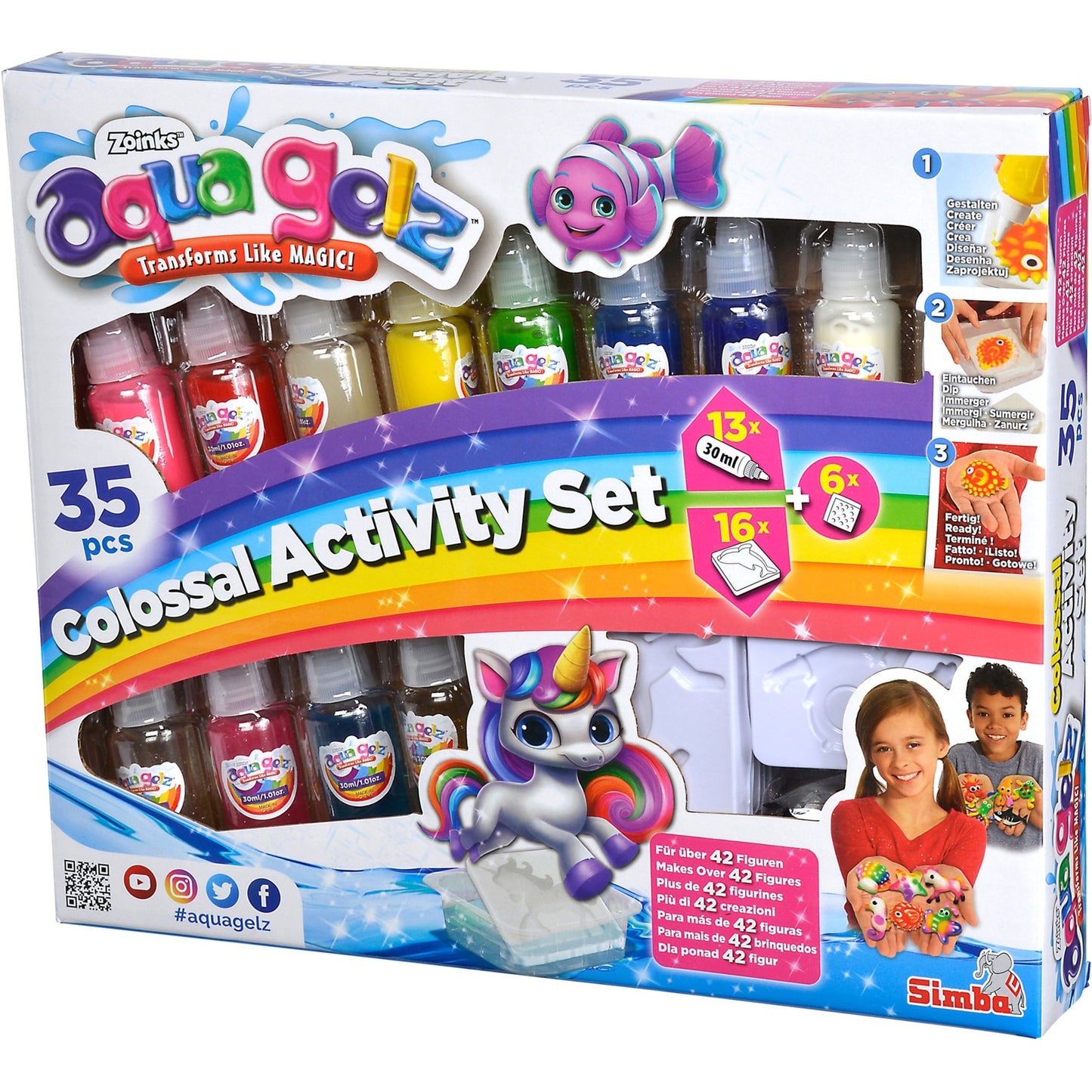 Simba Aqua Gelz Colossal Set, Basteln