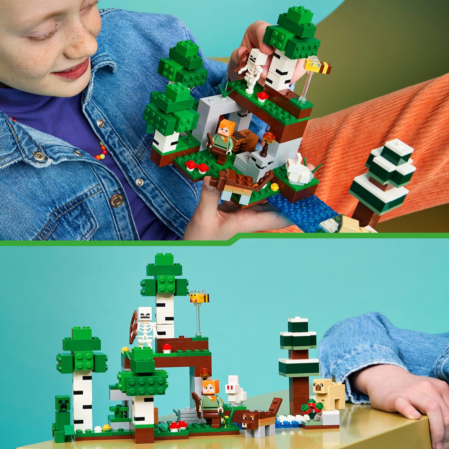 21593 Minecraft Erstes Abenteuer in der Nacht, Konstruktionsspielzeug