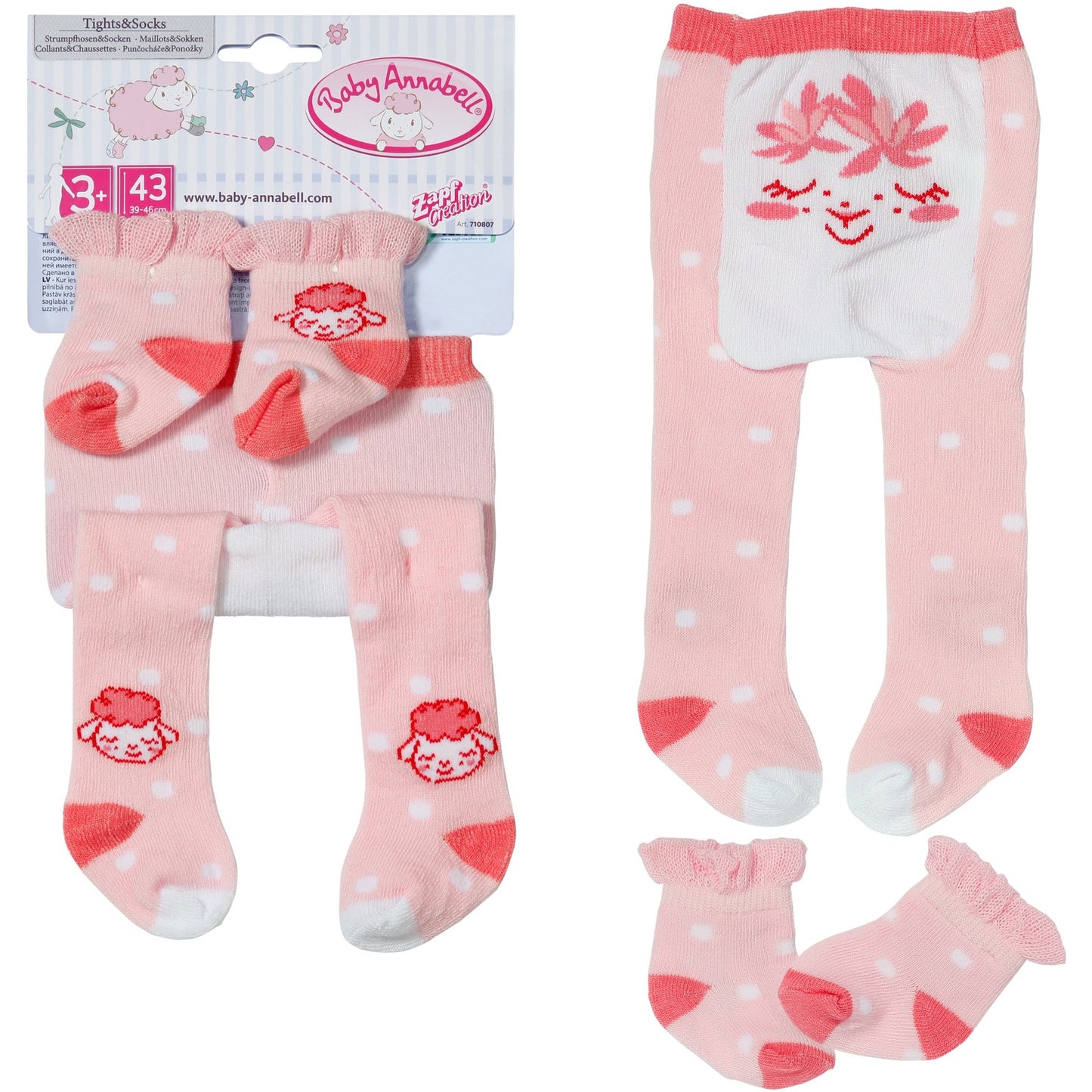 ZAPF Creation Baby Annabell® Strumpfhose & Socken 43cm (sortierter Artikel)