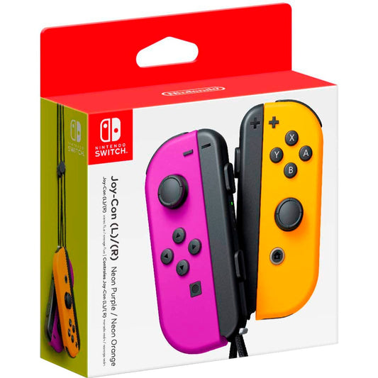 Nintendo Joy-Con 2er-Set (neon-lila/neon-orange)