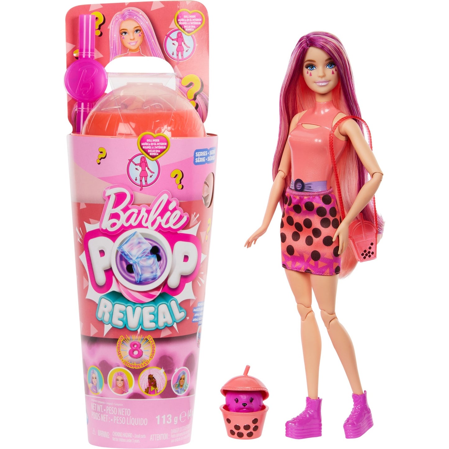 Barbie Barbie Pop! Reveal Bubble Tea Series - Mango Mochi