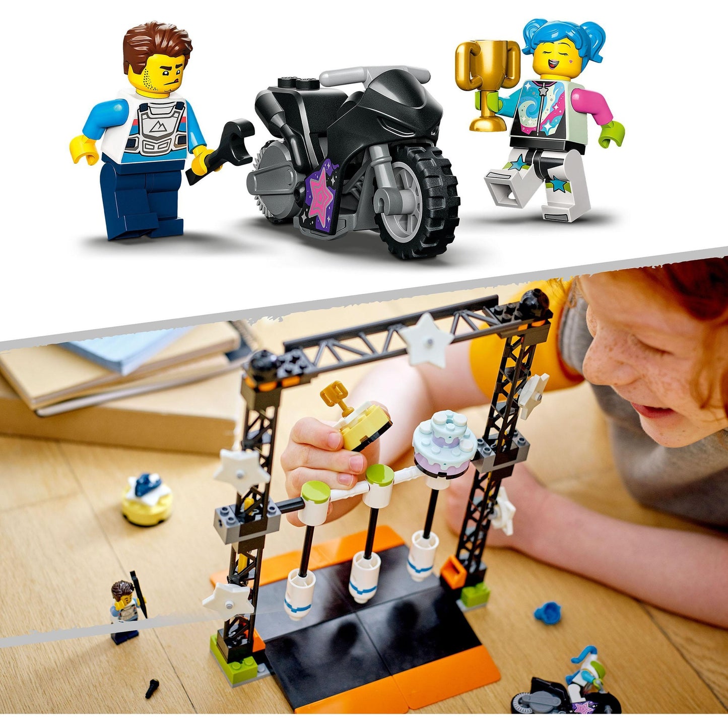 LEGO 60341 City Stuntz Umstoß-Challenge, Konstruktionsspielzeug