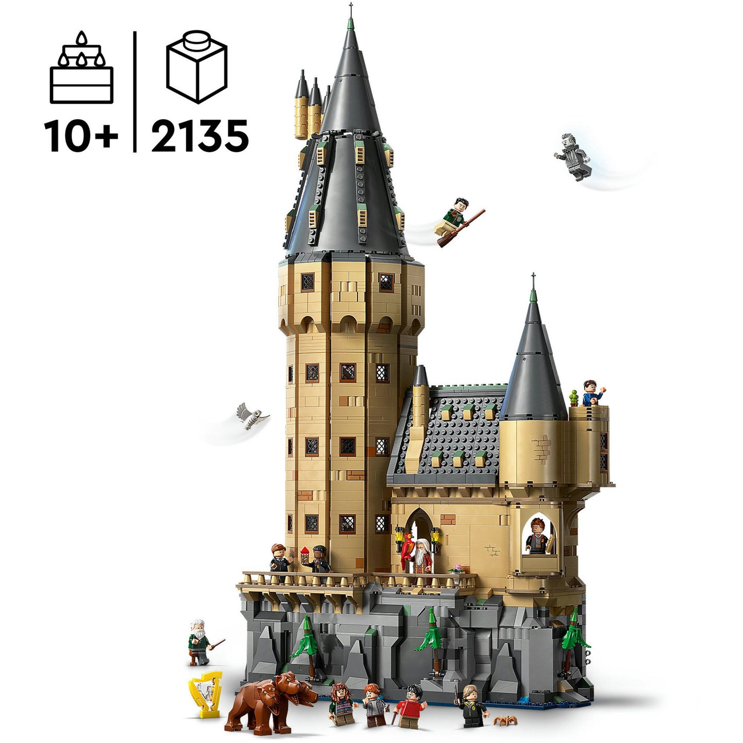 76454 Harry Potter Schloss Hogwarts: Der Hauptturm, Konstruktionsspielzeug