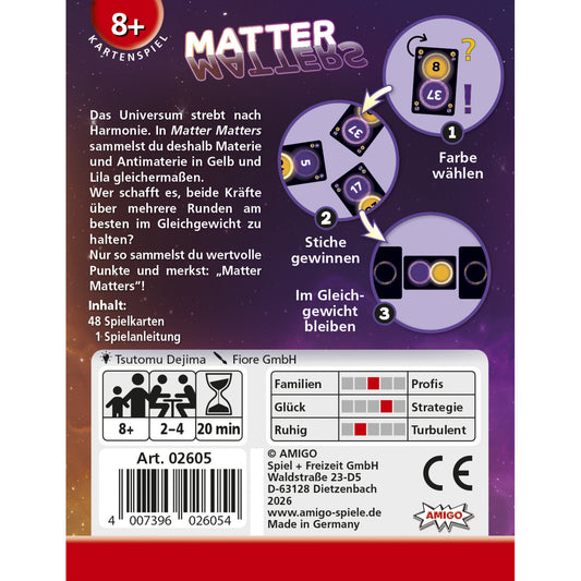 Matter Matters, Kartenspiel