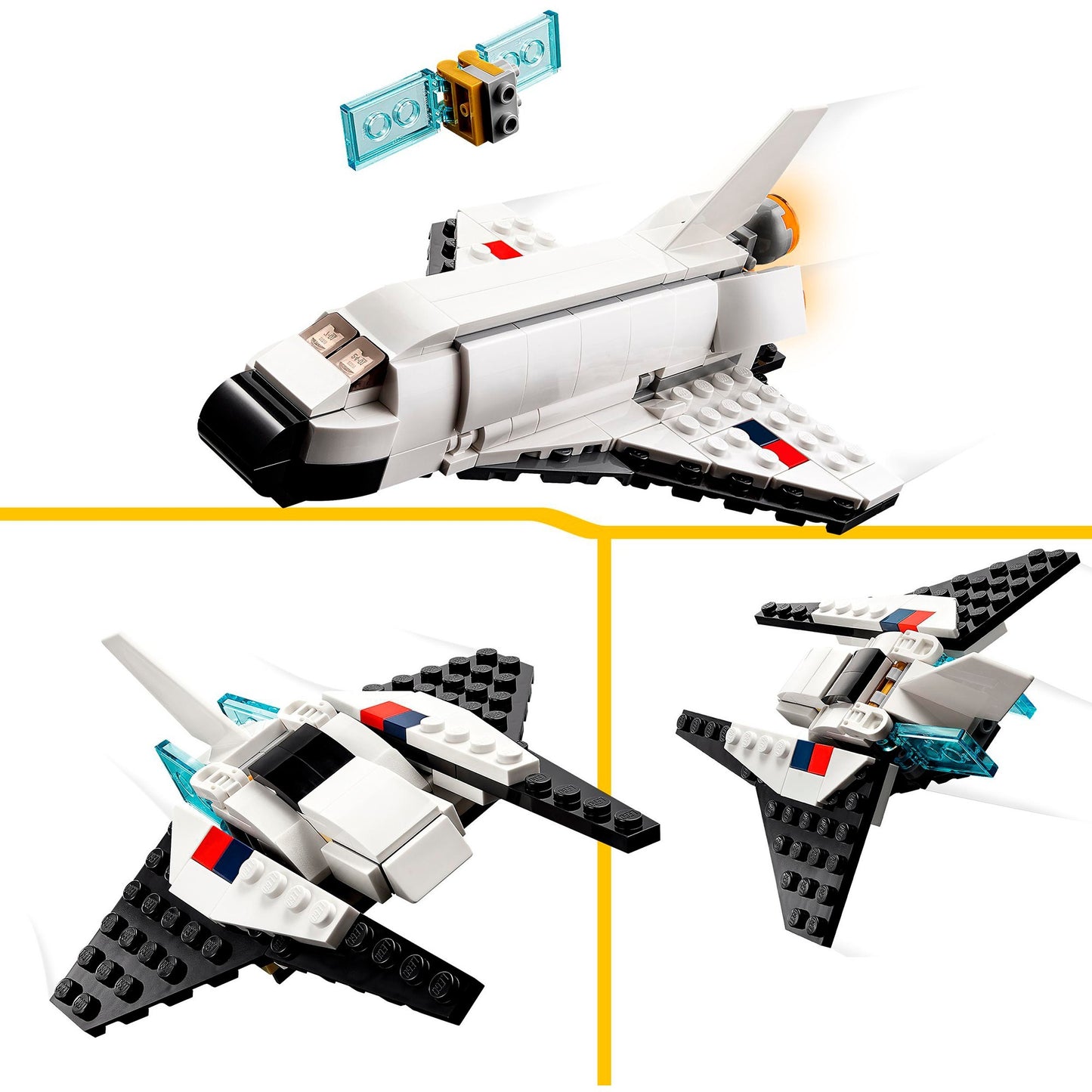 LEGO 31134 Creator 3-in-1 Spaceshuttle, Konstruktionsspielzeug