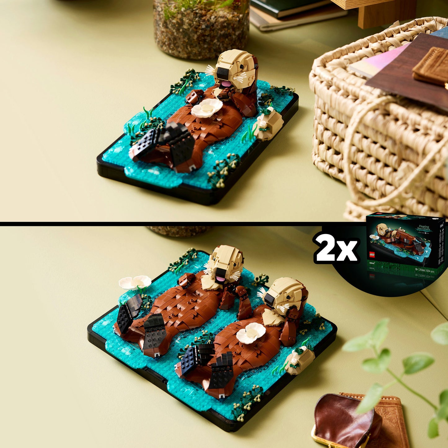 21366 Ideas Schwimmende Otter, Konstruktionsspielzeug