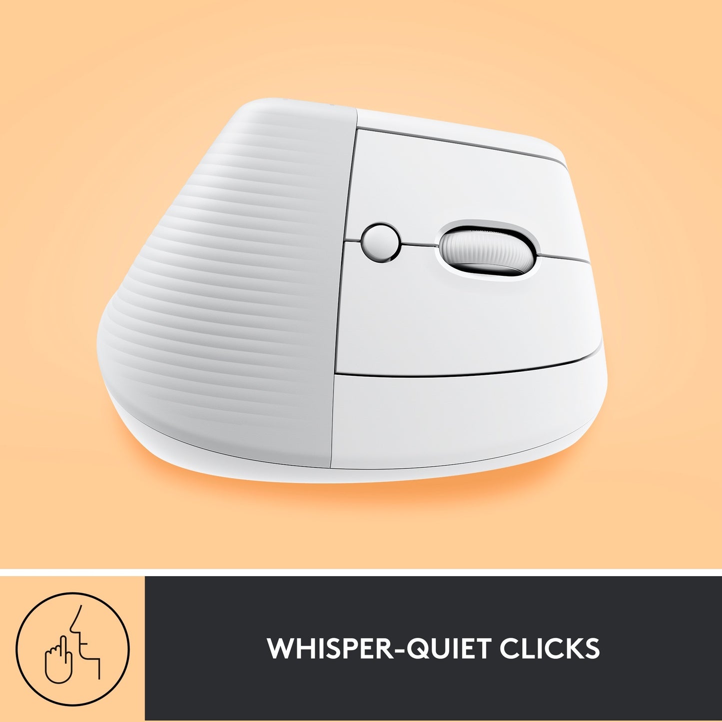 Logitech Lift (weiss/hellgrau, Logi Bolt, Bluetooth, Windows/macOS/iPadOS)