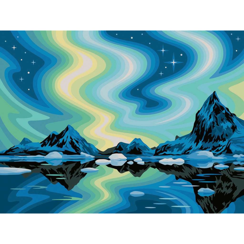 Ravensburger CreArt - Northern Lights, Malen