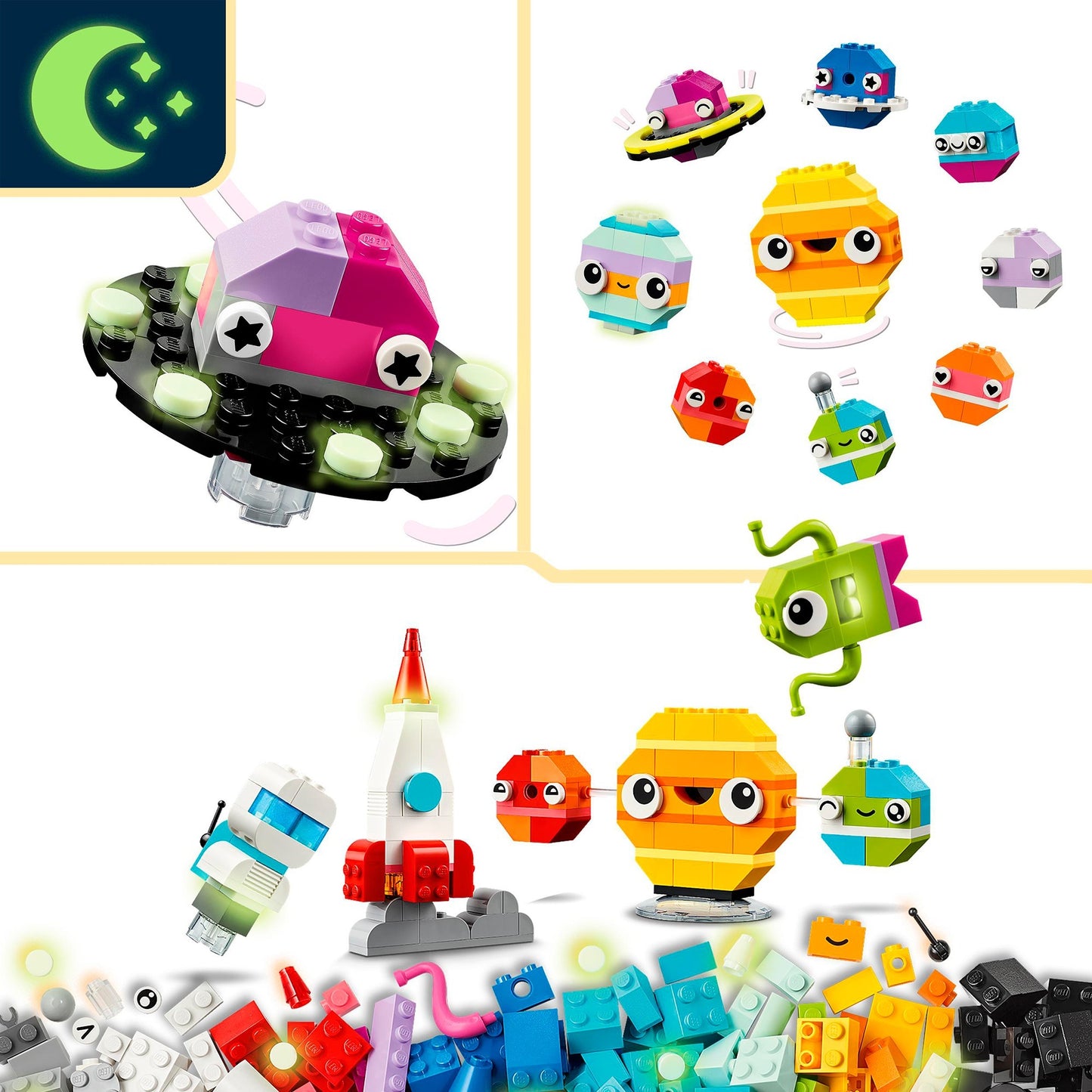 LEGO 11037 Classic Kreative Weltraumplaneten, Konstruktionsspielzeug
