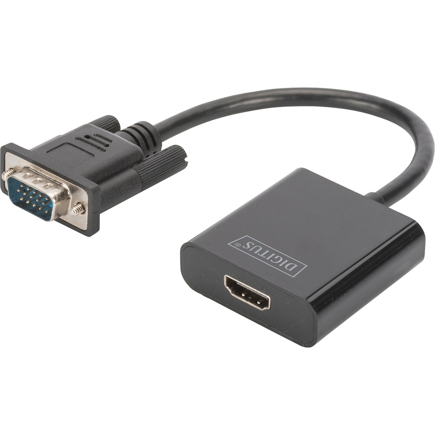 Digitus VGA > HDMI Konverter (schwarz, 15cm)