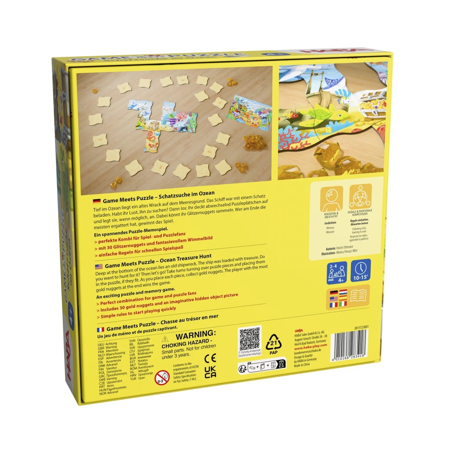 Game meets Puzzle - Schatzsuche im Ozean, Brettspiel