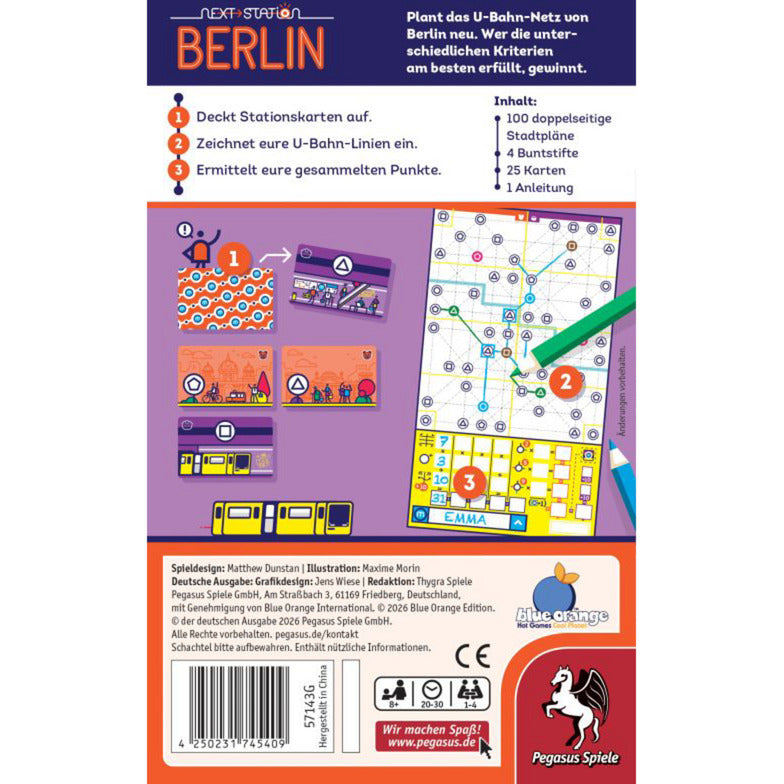 Next Station Berlin, Brettspiel