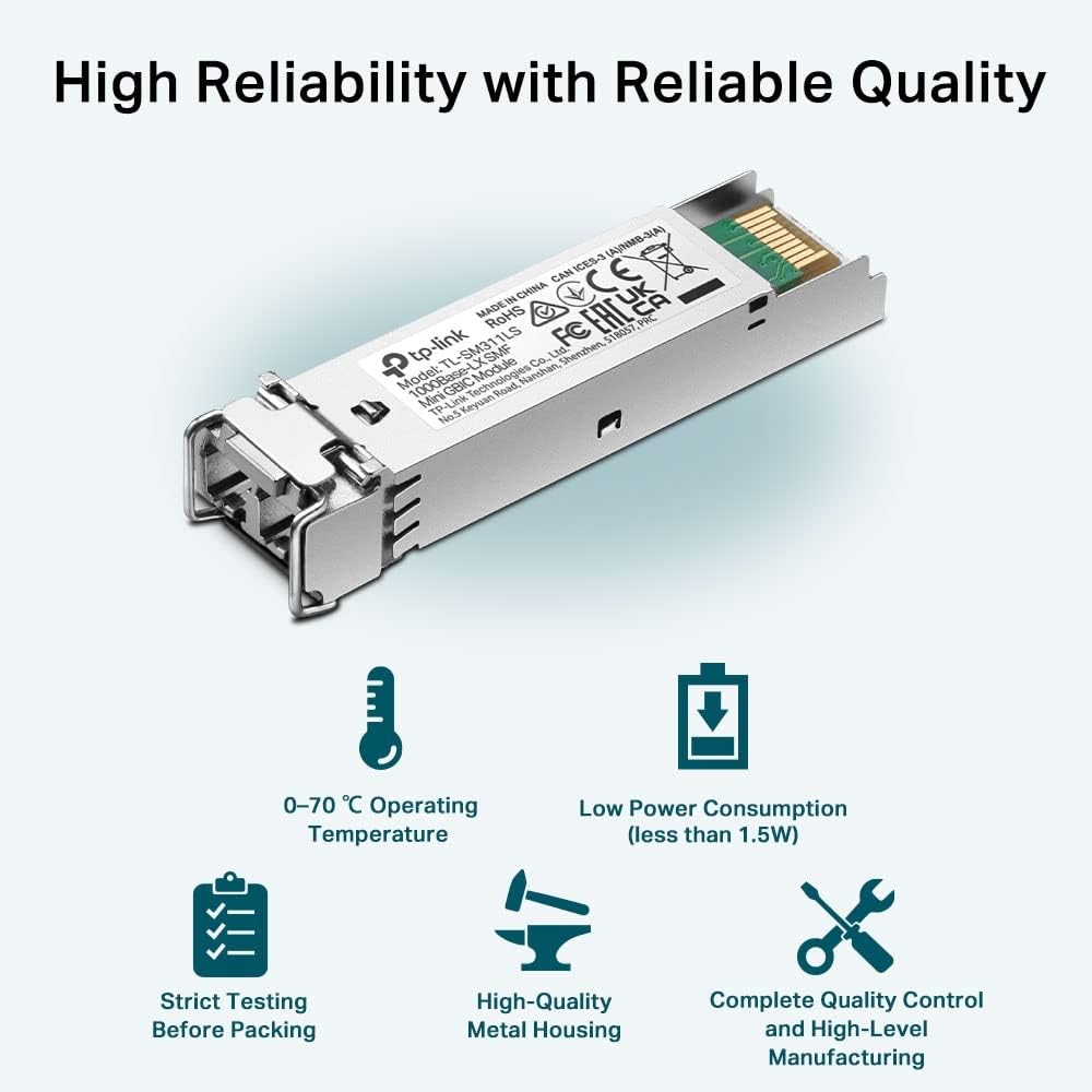 Singlemode-Mini-GBIC-Modul TL-SM311LS, Adapter