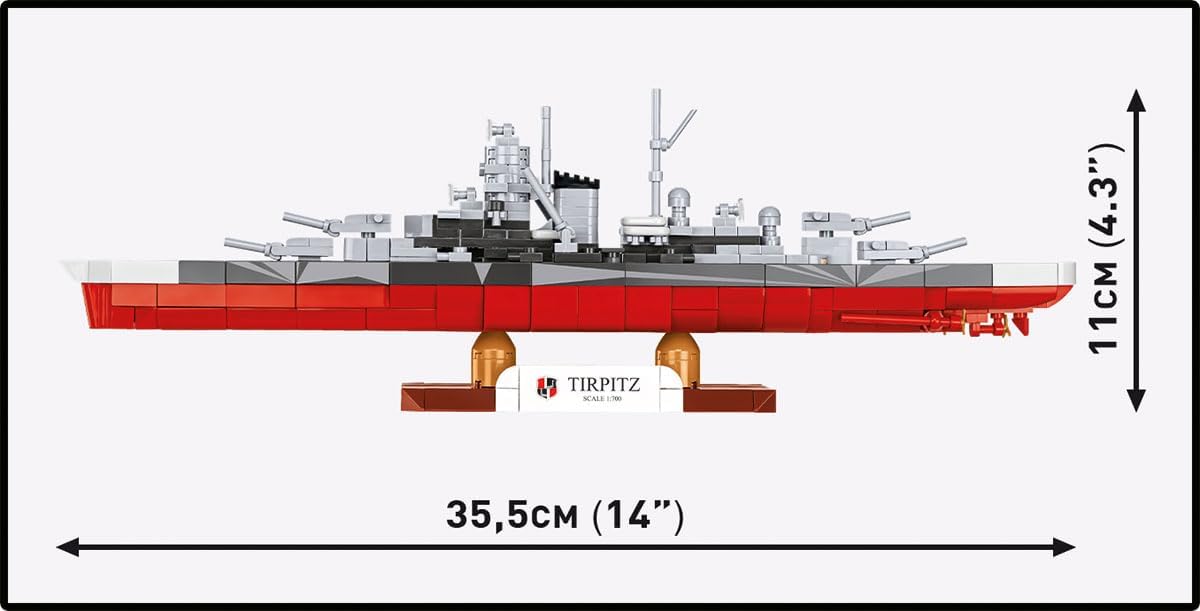 Battleship Tirpitz, Konstruktionsspielzeug