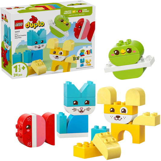 10477 DUPLO 3-in-1 Kreative Tiere, Konstruktionsspielzeug