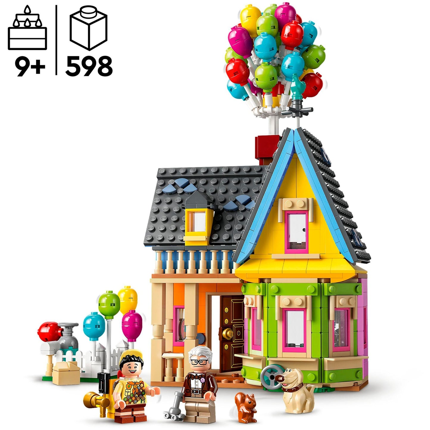 LEGO 43217 Disney Carls Haus aus "Oben", Konstruktionsspielzeug