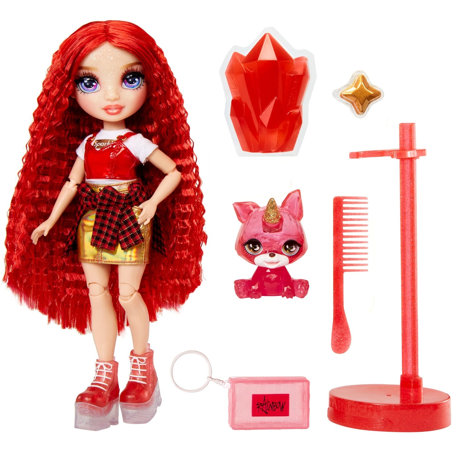 MGA Entertainment Classic Rainbow High Fashion Doll - Ruby