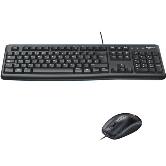 Logitech Desktop MK120 (schwarz, DE-Layout)