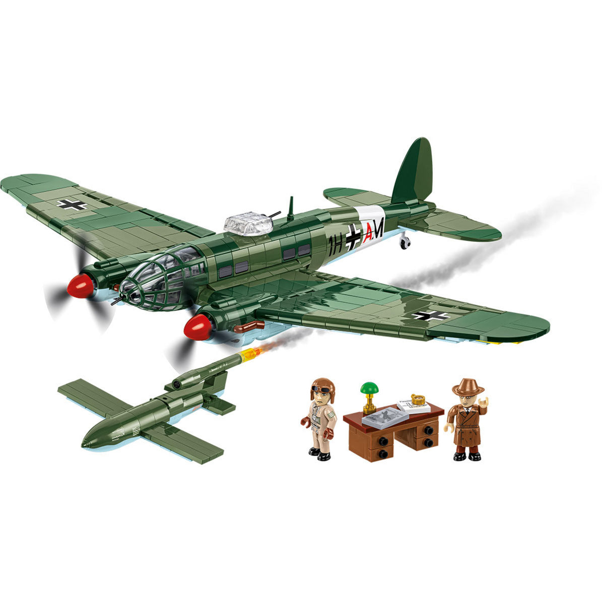 Heinkel HE 111 H-22 with V1 Flying Bomb - Executive Edition, Konstruktionsspielzeug