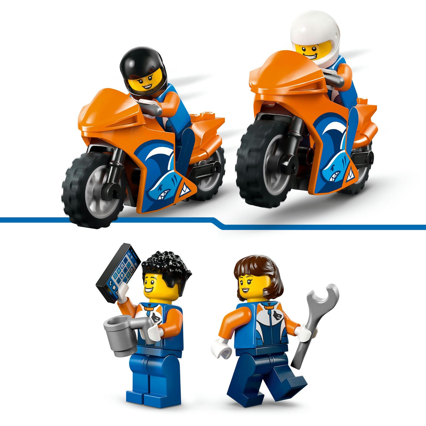 60491 City Motorradtransporter, Konstruktionsspielzeug