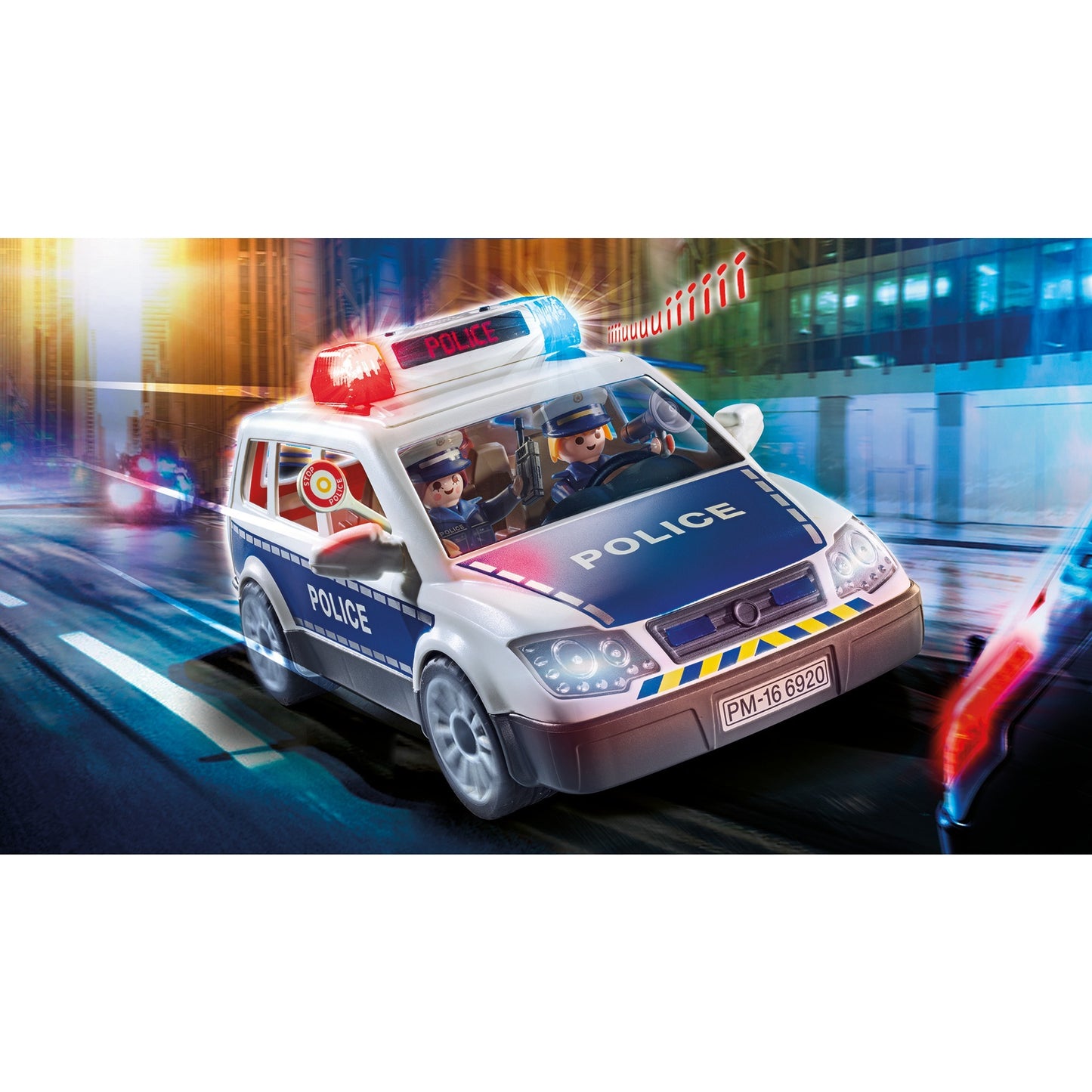 PLAYMOBIL 6873 City Action Polizei-Einsatzwagen, Konstruktionsspielzeug