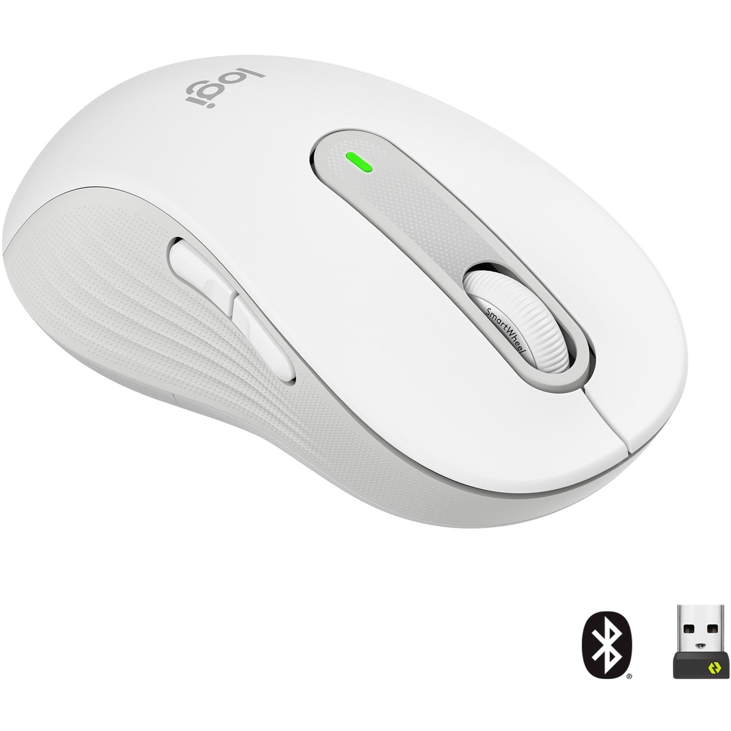 Logitech Signature M650 L Left Wireless (weiss, Grösse L, für Linkshänder)