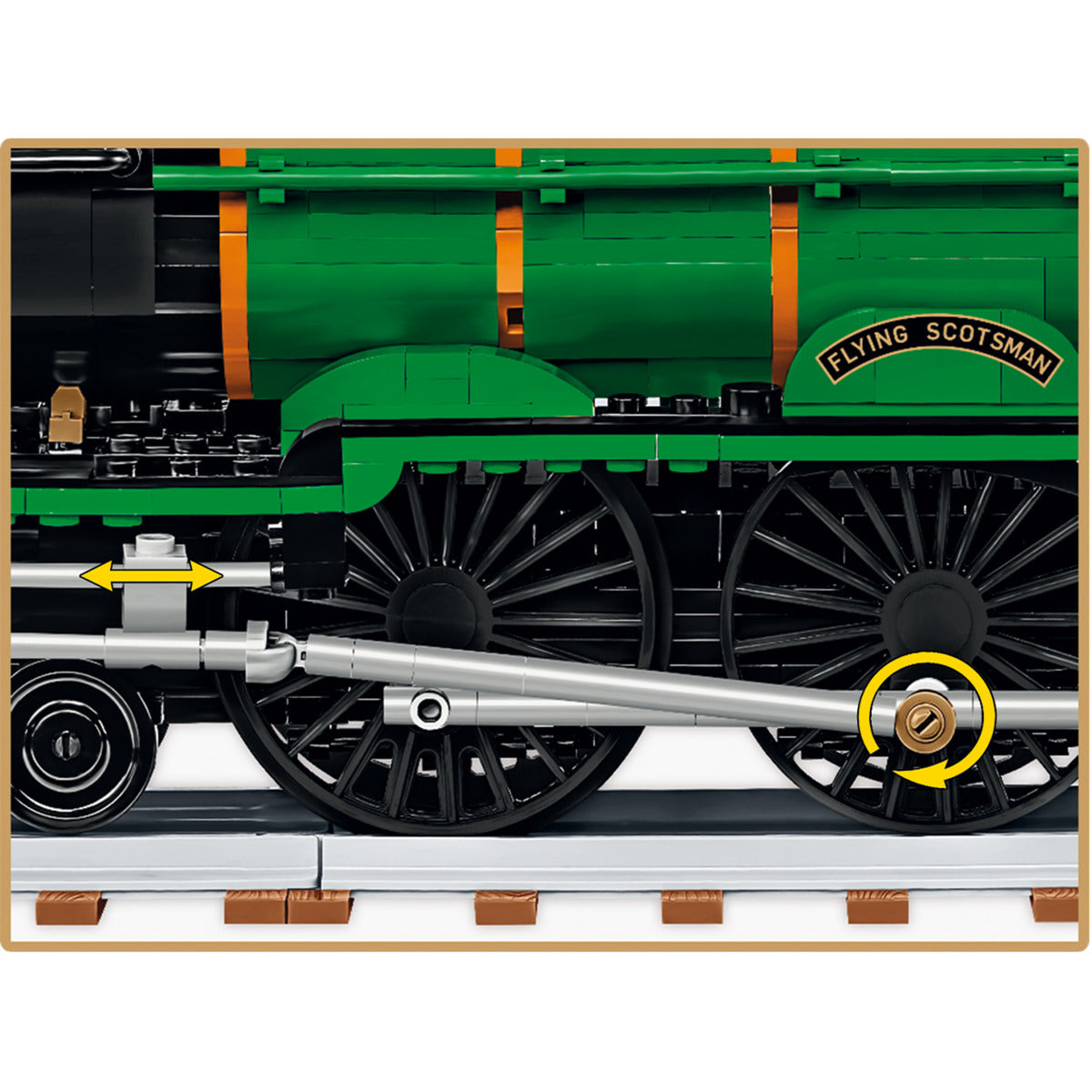 Flying Scotsman - British Steam Locomotive, Konstruktionsspielzeug