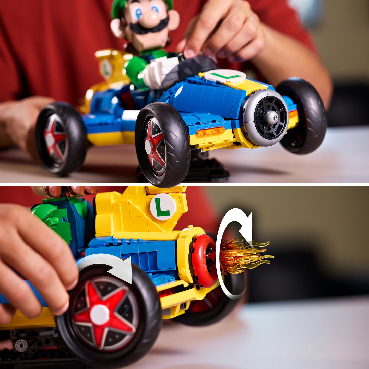 72050 Super Mario Mario Kart: Luigi & Turboflitzer, Konstruktionsspielzeug