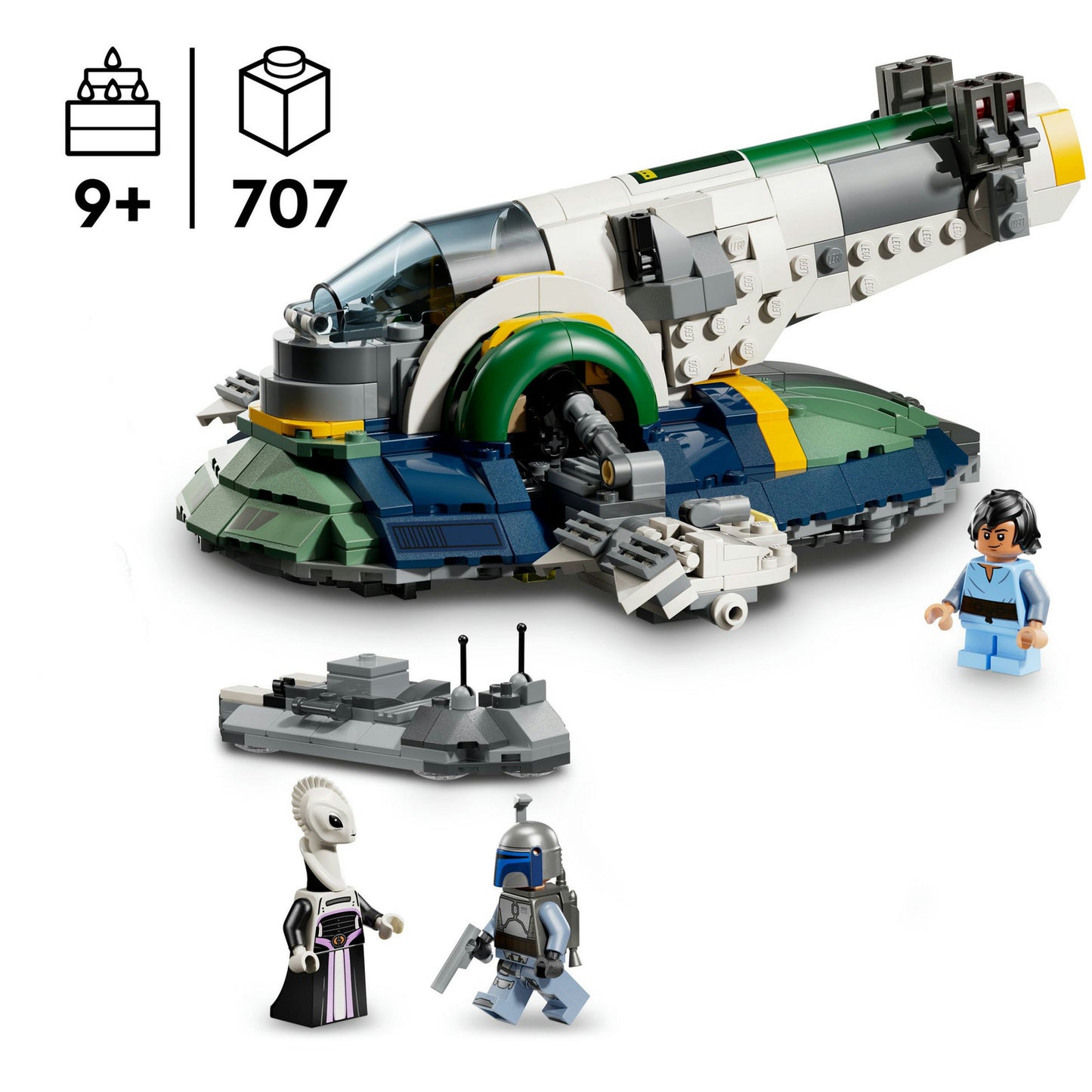 75433 Star Wars Jango Fetts Sternenschiff, Konstruktionsspielzeug