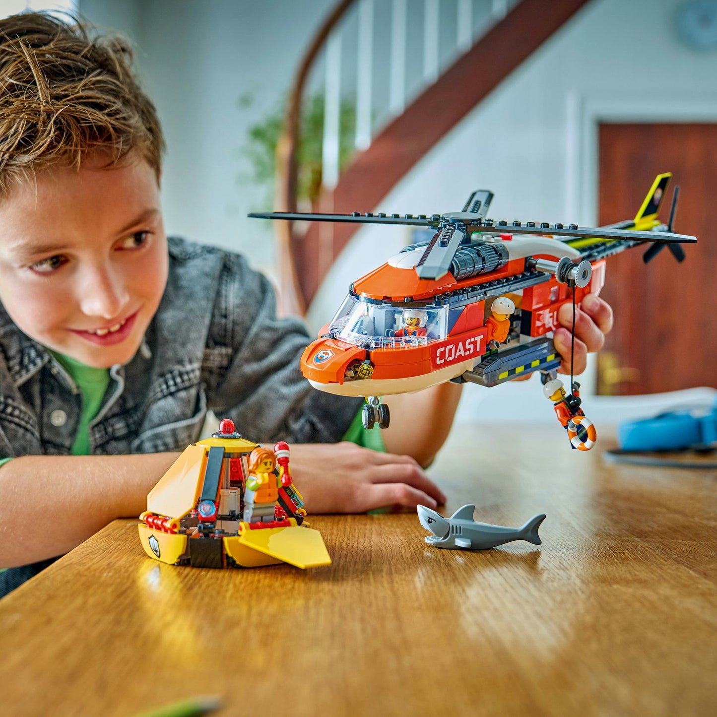 60503 City Hubschrauber der Küstenwache, Konstruktionsspielzeug