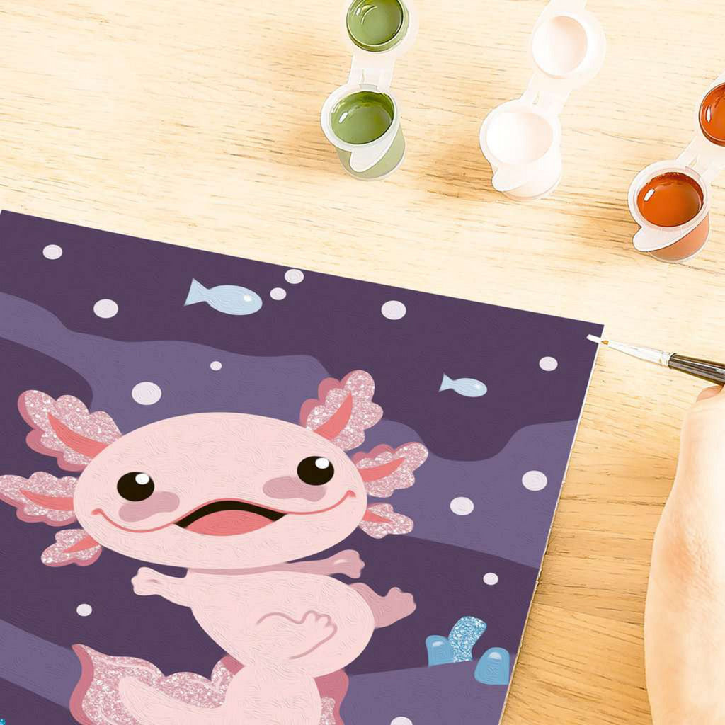 CreArt - Axolotl, Malen
