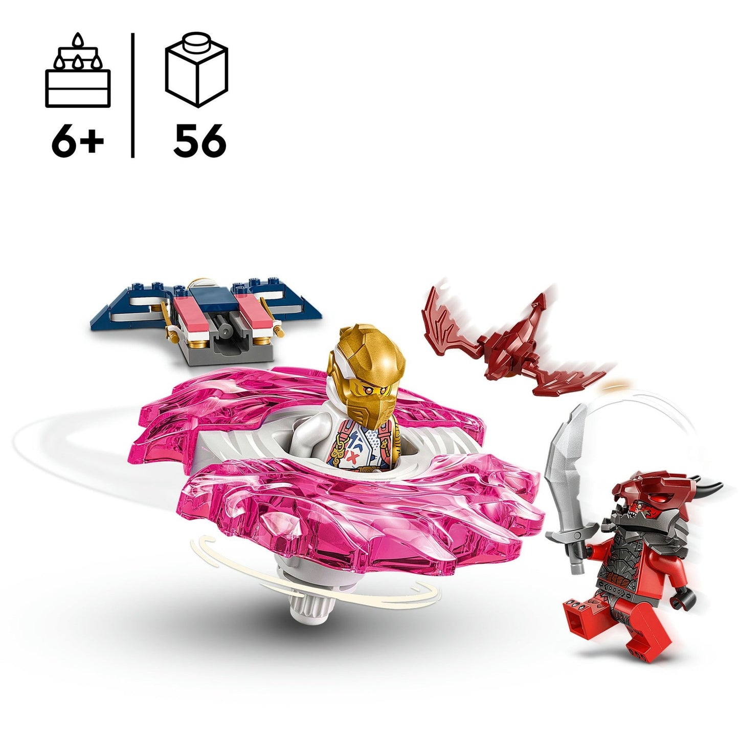 71824 Ninjago Soras Drachen-Spinjizu-Spinner, Konstruktionsspielzeug