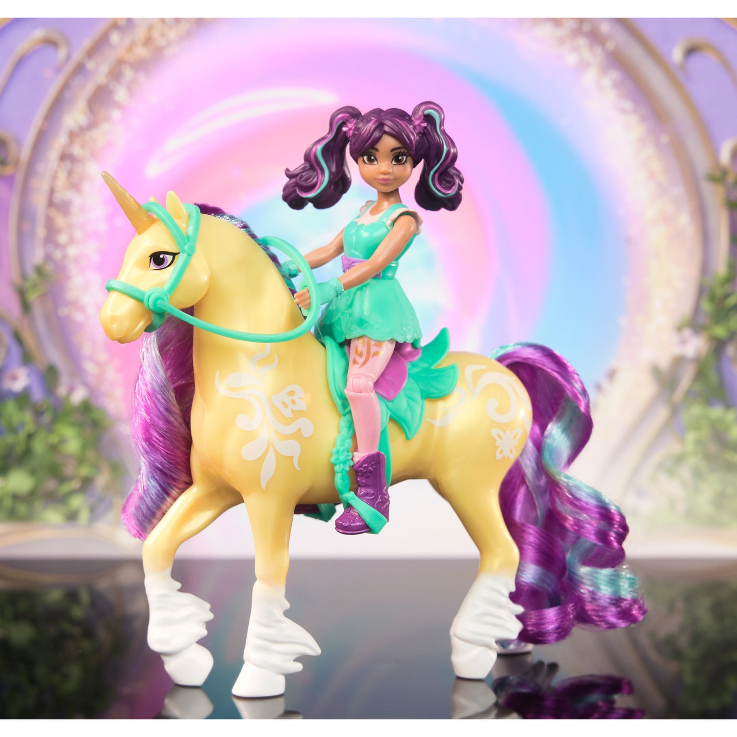 Unicorn Academy - Abenteuer-Set, mit Ravenzella, Sophia, Ava, Wildstar, Leaf, Spielfigur