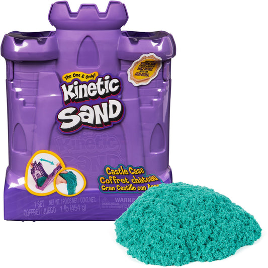 Spin Master Kinetic Sand - Burgen Köfferchen, Spielsand