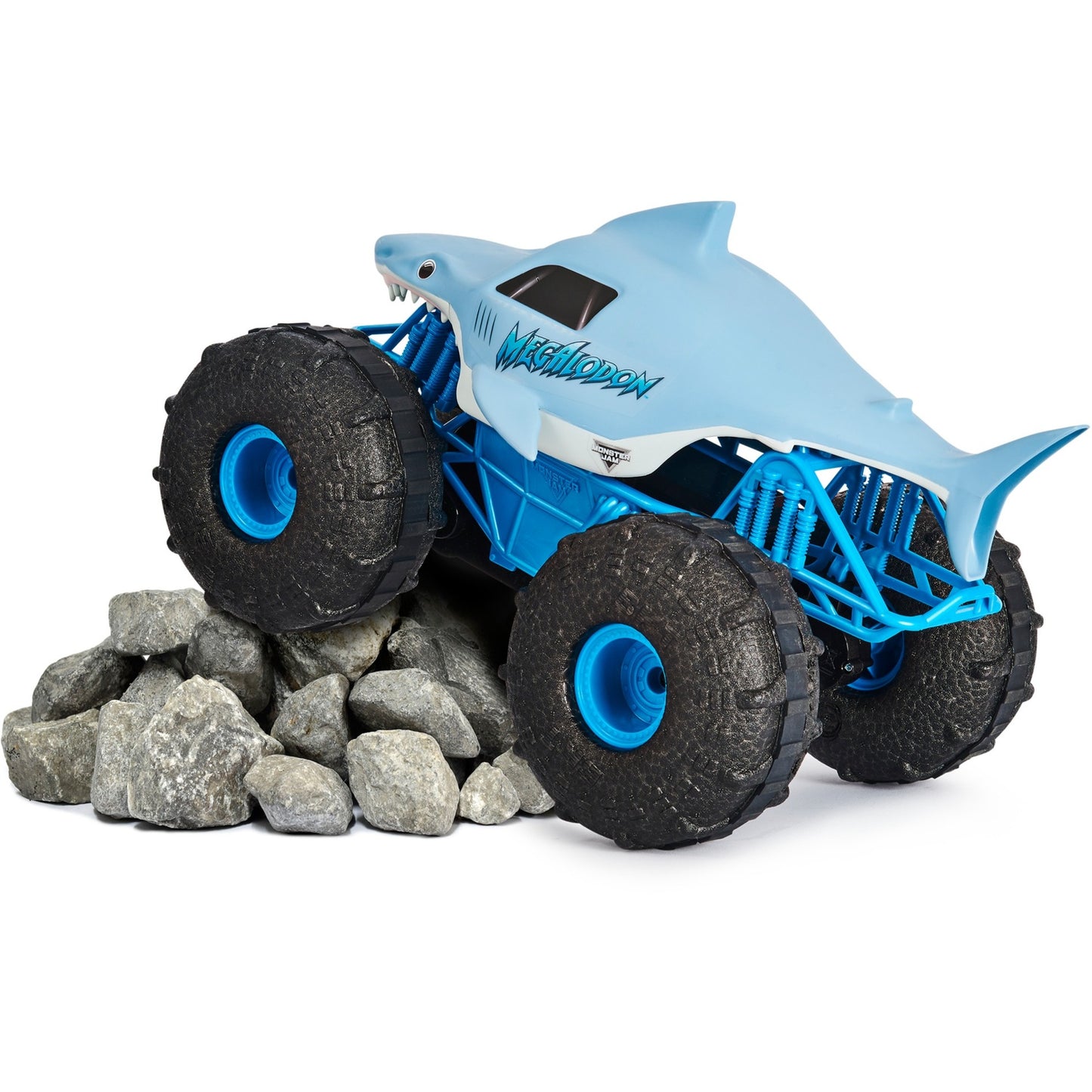 Spinmaster Monster Jam Megalodon Storm (hellblau, 1:15)