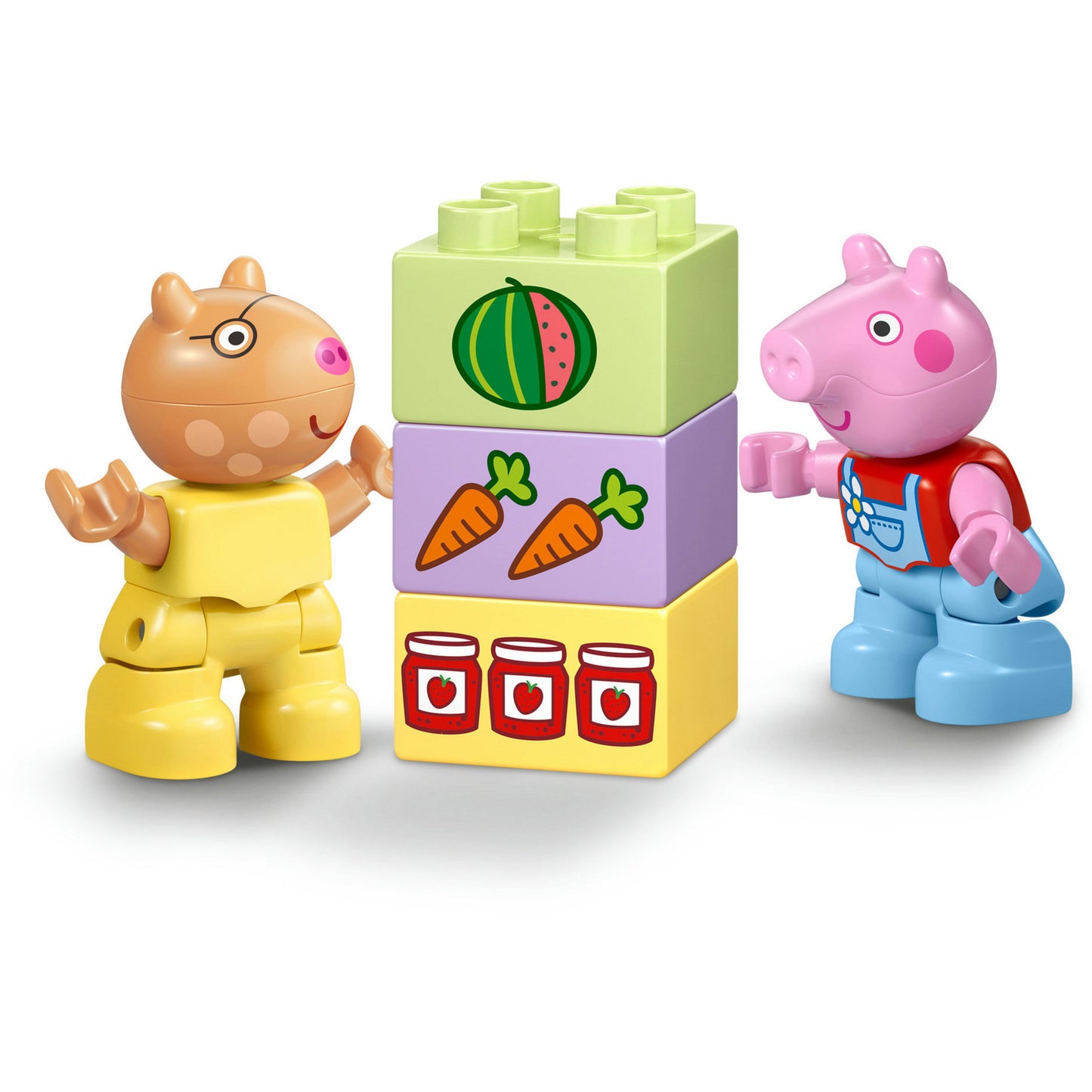 10468 DUPLO Peppa Wutz Traktor und Marktstand, Konstruktionsspielzeug