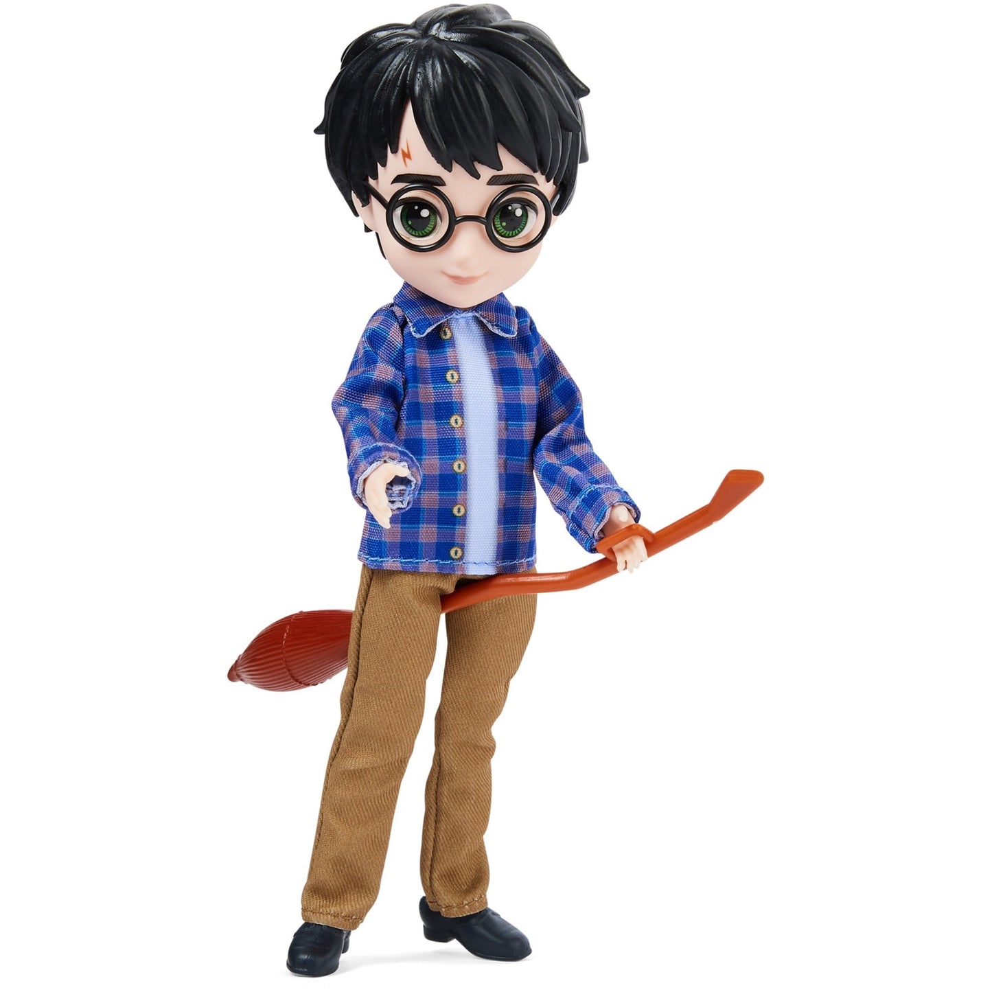 Spinmaster Wizarding World Harry Potter - Geschenkset mit Harry Potter-Puppe (ca. 20,3 cm gross, inkl. Besen, Tarnumhang und weiterem Zubehör)