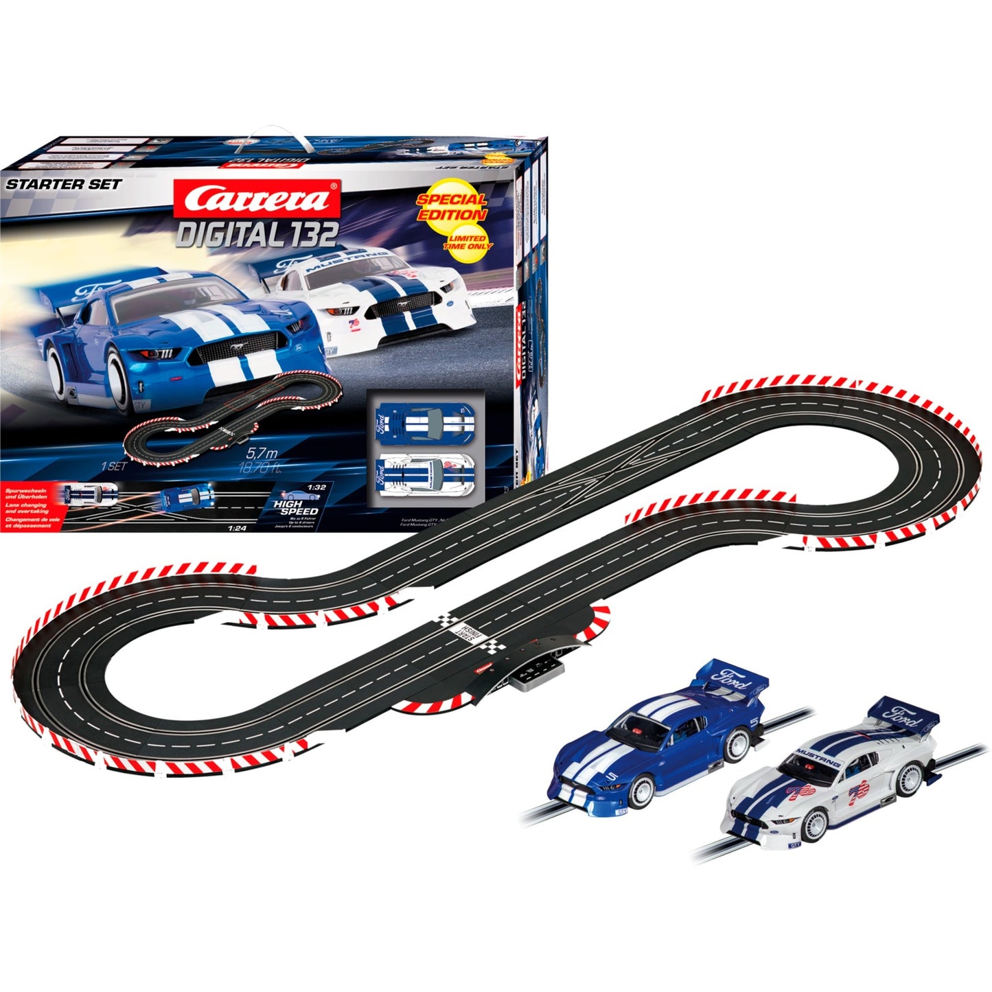 Carrera DIGITAL 132 Starter Set, Rennbahn