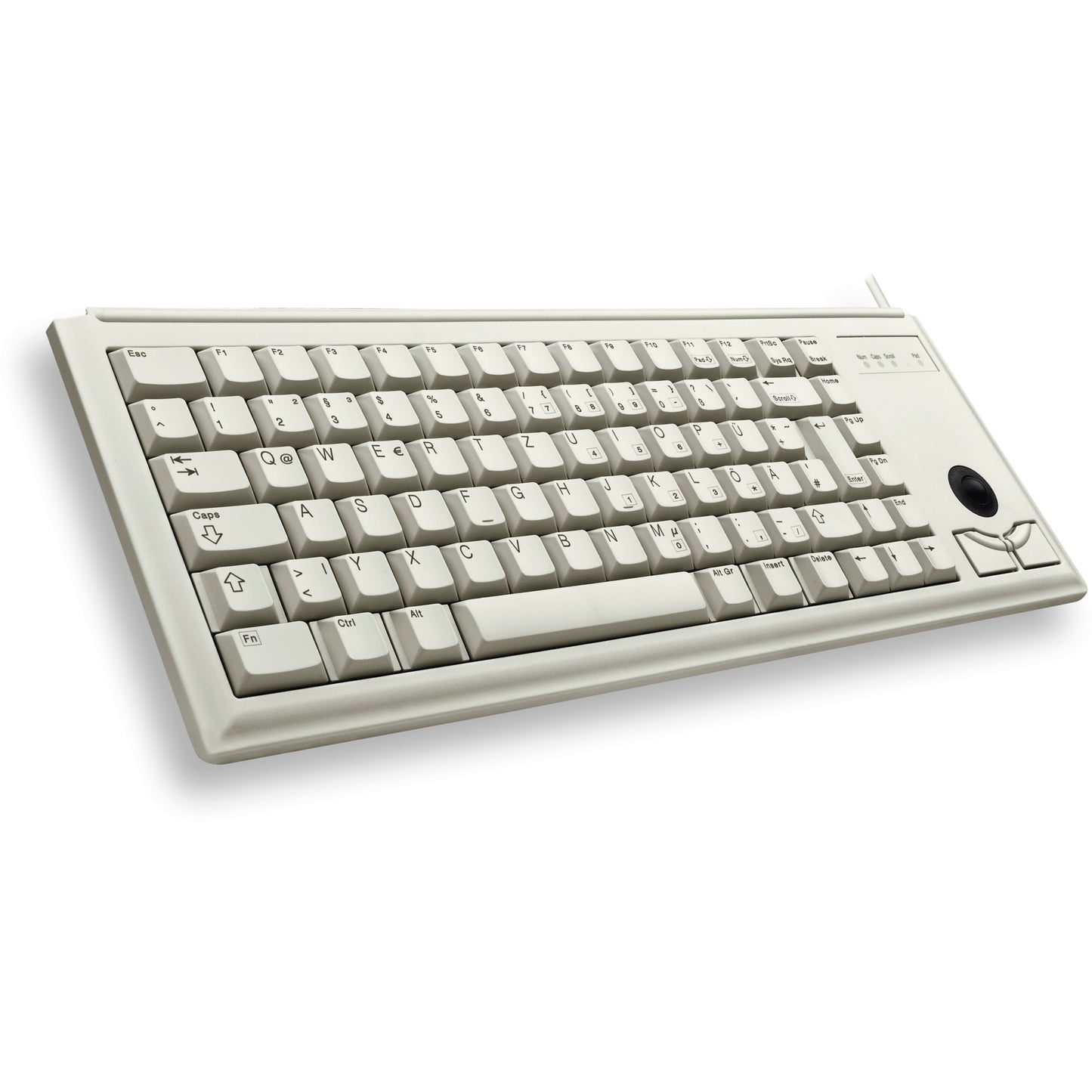 Cherry Slim Line G84-4400 (beige, DE-Layout, Cherry Mechanisch, integr. Trackball)