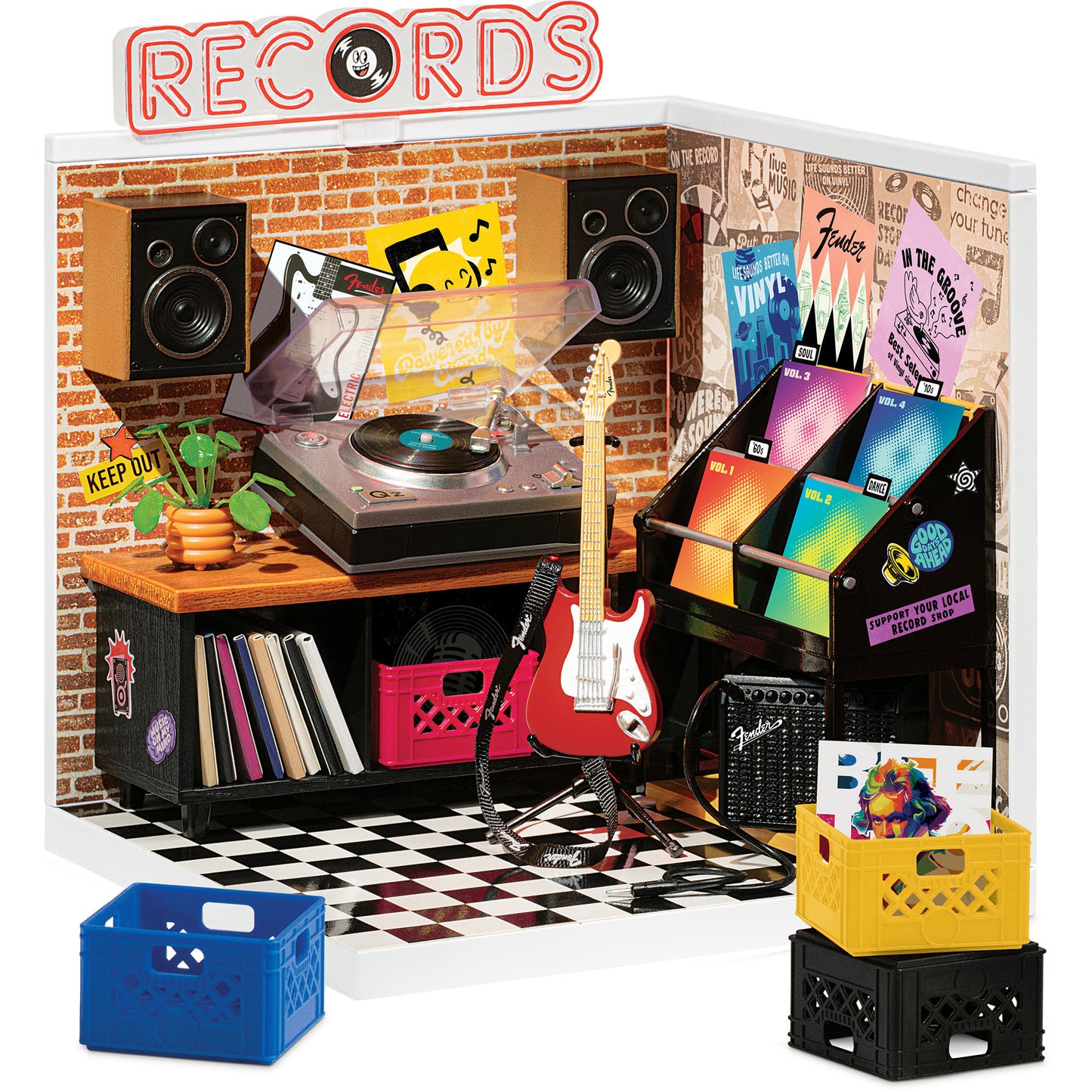 MGA's Miniverse - Real Music Record Shop, Basteln