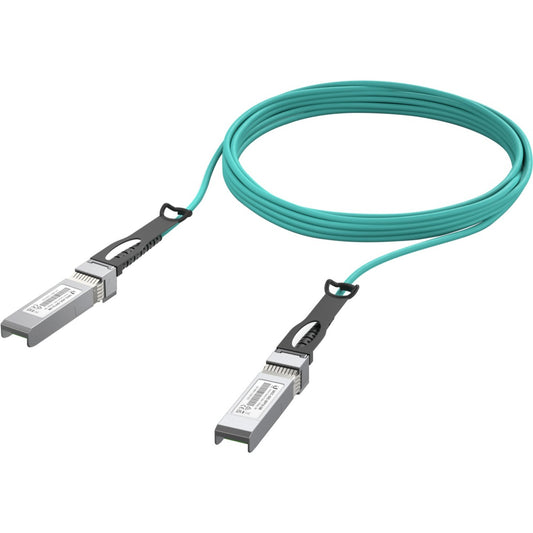 Ubiquiti UniFi Long-Range Direct Attach Kabel (AOC), 25Gbps (blaugrün, 5 Meter)